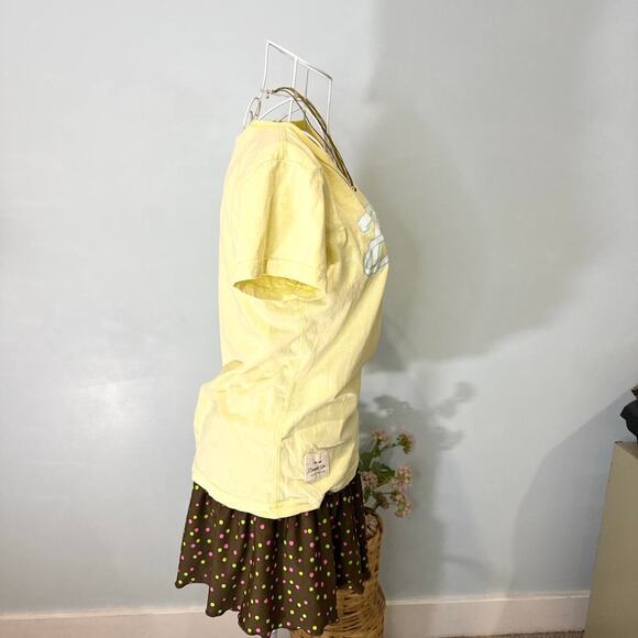 The cutest vintage 90s y2k classic oz ‘Bondi beach’ butter yellow tee shirt - Picture 5 of 7